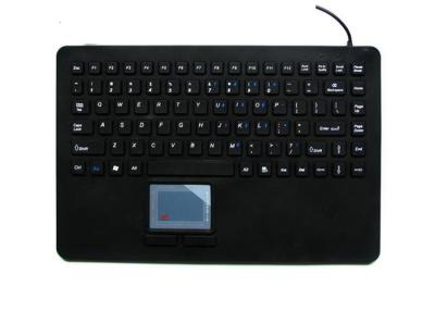 中国 統合されたタッチパッドが付いている5VDCシリコーン87のキーの防水医学のキーボード100mA 販売のため