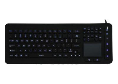 China Adjusted Backlight Washable Medical Keyboard EN55022 100mA USB for sale