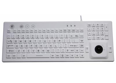 China IEC 60512-4 106 Keys Waterproof Mechanical Keyboard 100mA PS2 With Trackball for sale