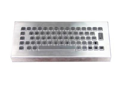China Waterproof Steel Industrial Desktop Keyboard 20mA For Workstation for sale