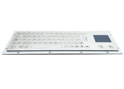 China Metal Industrial Kiosk Keyboard Back Side Mounting Engraved Graphics for sale