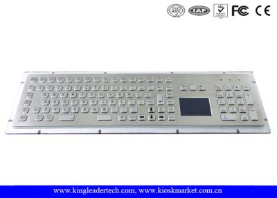 China IP65 Rugged Kiosk Metal Industrial Keyboard With Touchpad Function Keys And Number Keypad for sale