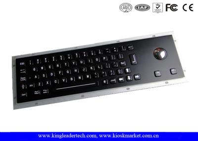 China High Vandal-Proof Black Metal Keyboard Stainless Steel With 64 Keys for sale