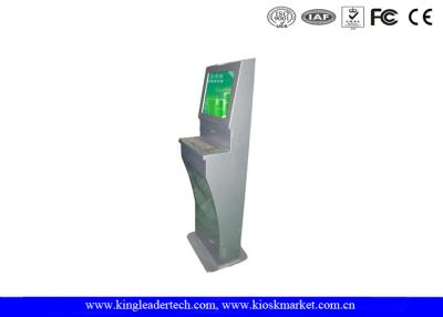 China Self Service Interactive Touch Screen Kiosk With Rugged Metal Keyboard for sale