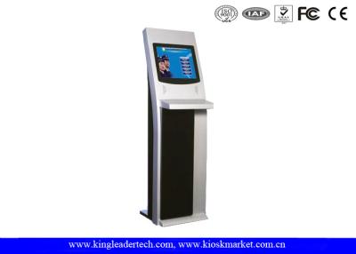 China 19Inch SAW Touch Screen Free Standing Kiosk Stand For Coffee Bar for sale