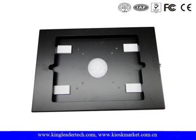 China Lockable Matt Black Ipad Kiosk Stand Security For Ipad 2 / 3 / 4 / Air for sale