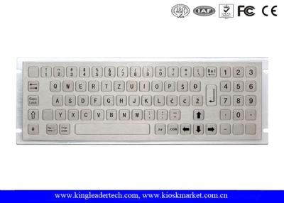 China Panel Mount Multimedia Kiosk Keyboard Panel Mount With Number Keypad In Flat Keys for sale