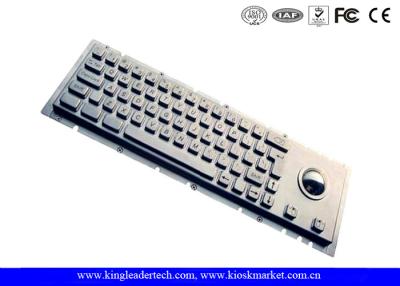 China IP65 Cherry Keyswitch Panel Mount Kiosk Mechanical Keyboard With Trackball for sale