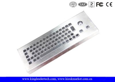 China USB Interface Desktop Rugged Keyboard Trackball With 65 Keys for sale