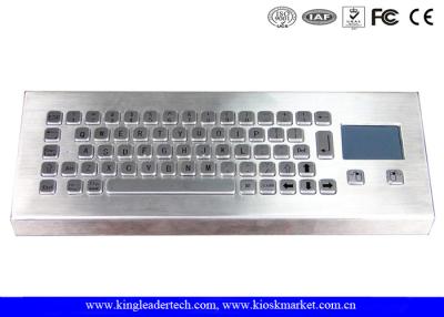 China 64 Keys Industrial Desktop Keyboard , Metal Keyboard With Touchpad for sale