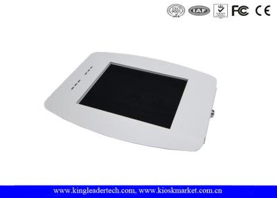 China Wall Mount Ipad Kiosk Enclosure Anti-theft with Security iPad Lock-white for sale