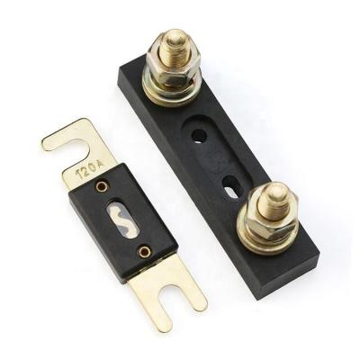 China M10 Screw Stud Terminals ANL Bakelite Car Audio Fuse Holder Block Base for Heavy Duty for sale