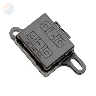 China ANS-G2 Black PA Material 2 Ways 20A To 200A 498 0498 Car Automotive Mini ANS MIDI Auto Fuse Box Block Holder for sale