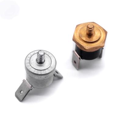 China M6 M5 M4 Hex Copper Head NO NC 10A 15A 16A 250V 200C 260C KSD301 Ceramic Bimetal Thermal Switch Disc Thermostat for sale