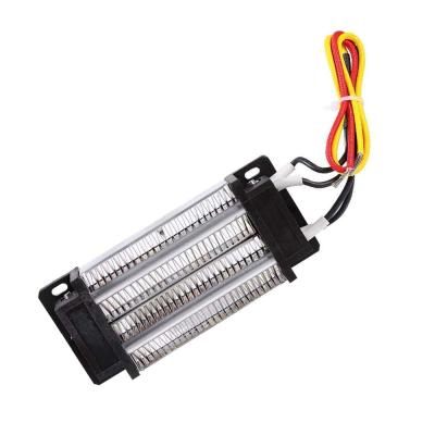 China Elementos de calefacción eléctricos PTC Cerámicos Termostáticos 12V 200W Calentador Calentador de aire aislado 120X50X26mm Hogar en venta