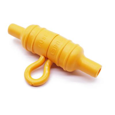 China Caucho en línea impermeable amarillo de la UL 94V-0 del bloque del fusible del soporte IP67 del tenedor en línea del fusible para el tubo de 6x30 6x32 en venta