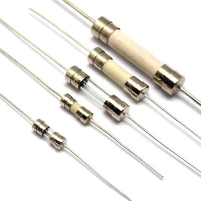 China 6.3x32mm 3AG Slow Blow Fuse / 30 Amp 250 Volt Ceramic Fuse With Wire Leads for sale