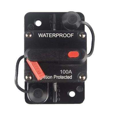 China 100 Amp Waterproof Circuit Breaker / Manual Reset Breaker Phenolic for sale