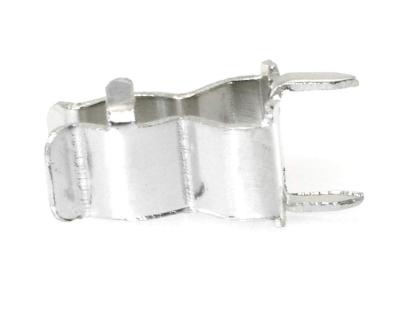 China 0.4mm Thickness 5.2x20mm PCB Mount Fuse Holder 10A Nickel Plated Brass for sale