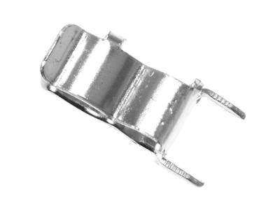 China 0.4mm Thickness 5.2x20mm PCB Mount Fuse Holder 10A Nickel Plated Brass for sale