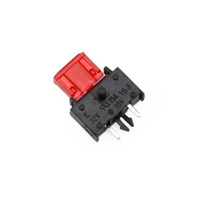 China Vertical Terminal Block Mini Blade Fuse Holder PCB Mount 01530009Z Stackable for sale
