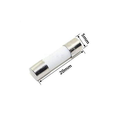 China 5KA Fast Blow Ceramic Tube Fuses 5.2x20 DC 500V For Amplifier for sale