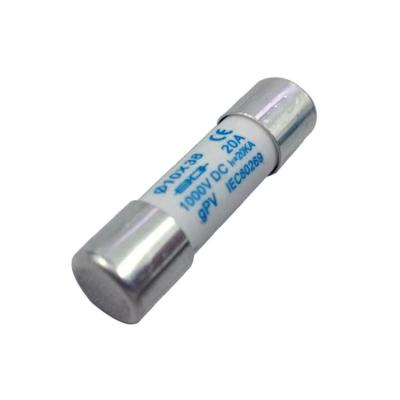 China 1000V DC 10 x 38mm Fusible CE UL 4A gG gPV Cartridge Fuse for Solar Panel and Solar Controller for sale