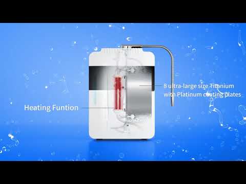 EHM High-end Touch Panel Home Multifunctional Hydrogen Alkaline and Acid Water Ionizer, pH 2.5-11.2