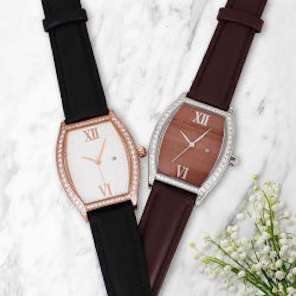 Quality Fashionable Luxury Leather Watch Ladies Quartz Watch Waterproof for sale