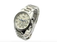 Quality Metal Men'S Sports Watch Strap Chronograph Waterproof Quartz Watch for sale