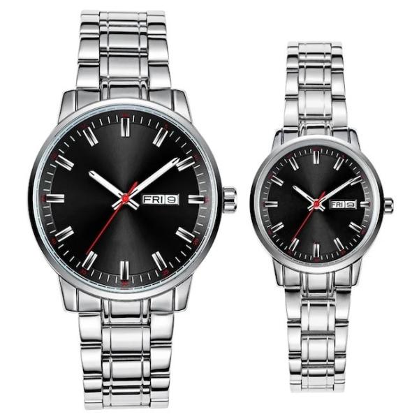 Quality ISO Simple Waterproof Watch IP68 Stainless Steel Luxury Couple Watches for sale