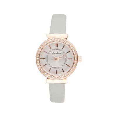 China Girls Quartz White Leather Watch Fancy Women Watches Jewelry And Stylish ODM for sale