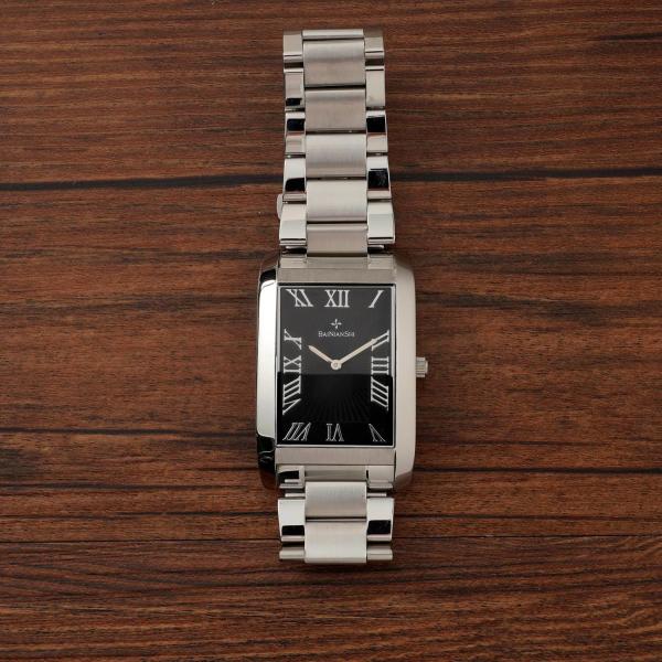 Quality 44mm Diameter Men'S Quartz Watch Custom With Stainless Steel Band for sale