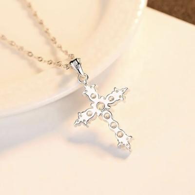 China Luxury Fashion Jewellery Choker Cross Chain Women Trendy Necklaces for sale