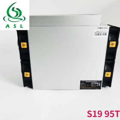 China 75DB 3250 Watt Bitmain Antminer S19 95T Bitcoin Mining Machine for sale