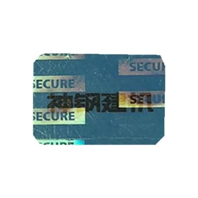 China Positioning Hot Custom Security Hologram Stickers Document Label for sale