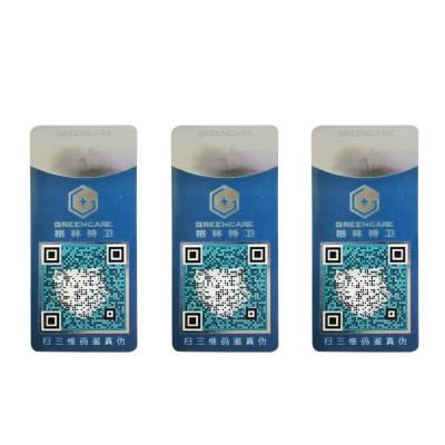 China Código de seguridad falso anti olográfico de la etiqueta engomada de las etiquetas engomadas de encargo de la seguridad del ODM en venta
