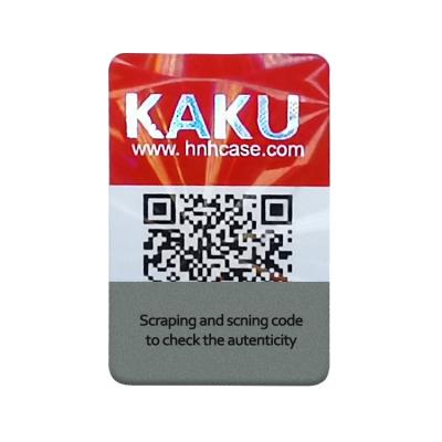 China Scalability Anti Counterfeit Sticker Custom Holographic Security Stickers ROHS for sale
