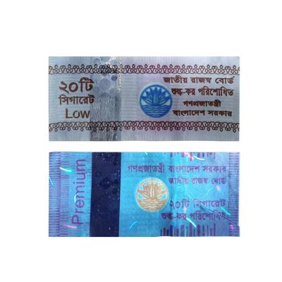 China Etiqueta imprimindo adesiva ROHS feito sob encomenda do impresso selado do rendimento do charuto à venda