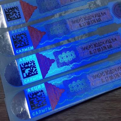 Китай Изготовленная на заказ царапина со стикера Hologram безопасностью ярлыка высокотехнологичного продается