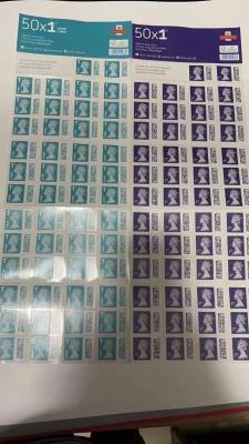 Chine Offset Printing Postage Stamp Label for High-Performance Printing à vendre