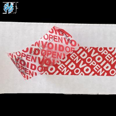 China Las etiquetas autoadhesivas de impresión de encargo de la seguridad tratadas de forzar impermeabilizan etiquetas engomadas vacías del sello en venta