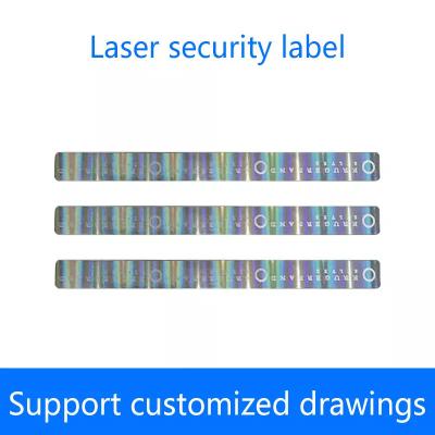 China Custom Printing Security Tax Stamp Label Adhesive Laser Security Stickers for sale