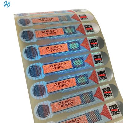China Etiqueta de cigarrillo a prueba de agua Impresión digital Etiqueta de sello fiscal de cigarrillos en venta
