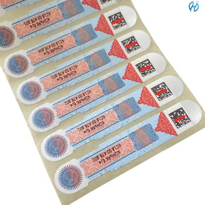 Chine Impression sur mesure de timbres d'impôt en arc-en-ciel / Impression en intaglio pour le vin / le tabac / le jus à vendre