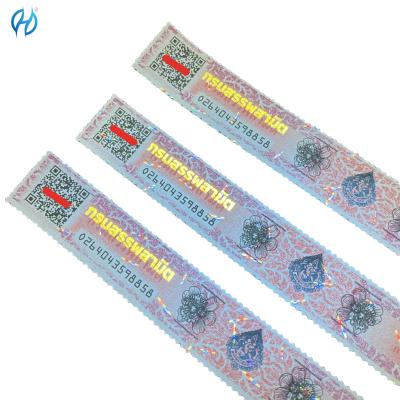 China Waterproof Vinyl Holographic Security Stickers for Decorative Applications for sale