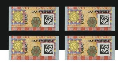 China Waterproof Paper QR Code Label Roll Easy To Scan Hologram Sticker Die Cut à venda