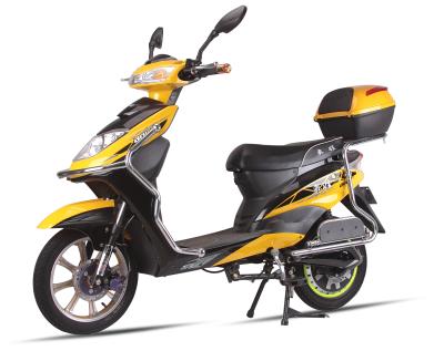 China Vespa eléctrica adulta de la rueda de Aowa 2 bicicleta eléctrica motorizada amarilla de la vespa de 150 kilogramos en venta