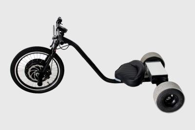 China os triciclos elétricos da tração da forma de 500W Kart/preto motorizaram triciclos para adultos à venda