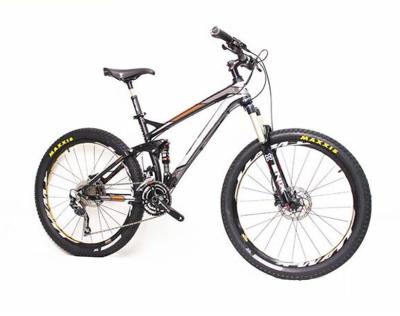 China 250W Power Mountain Electric Bike Sliver Electric Mountain Bike Full Suspension for sale